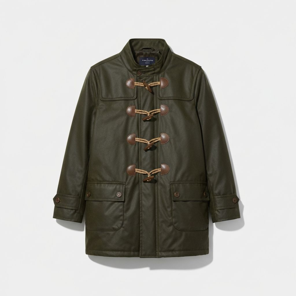 BARBOUR X GANNI Duffle Panelled Waxed Cotton Coat